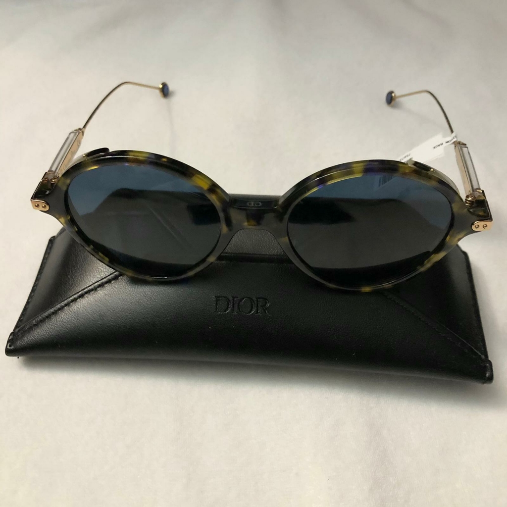 Christian Dior 52mm Umbrage Round Sunglasses Nwt!
